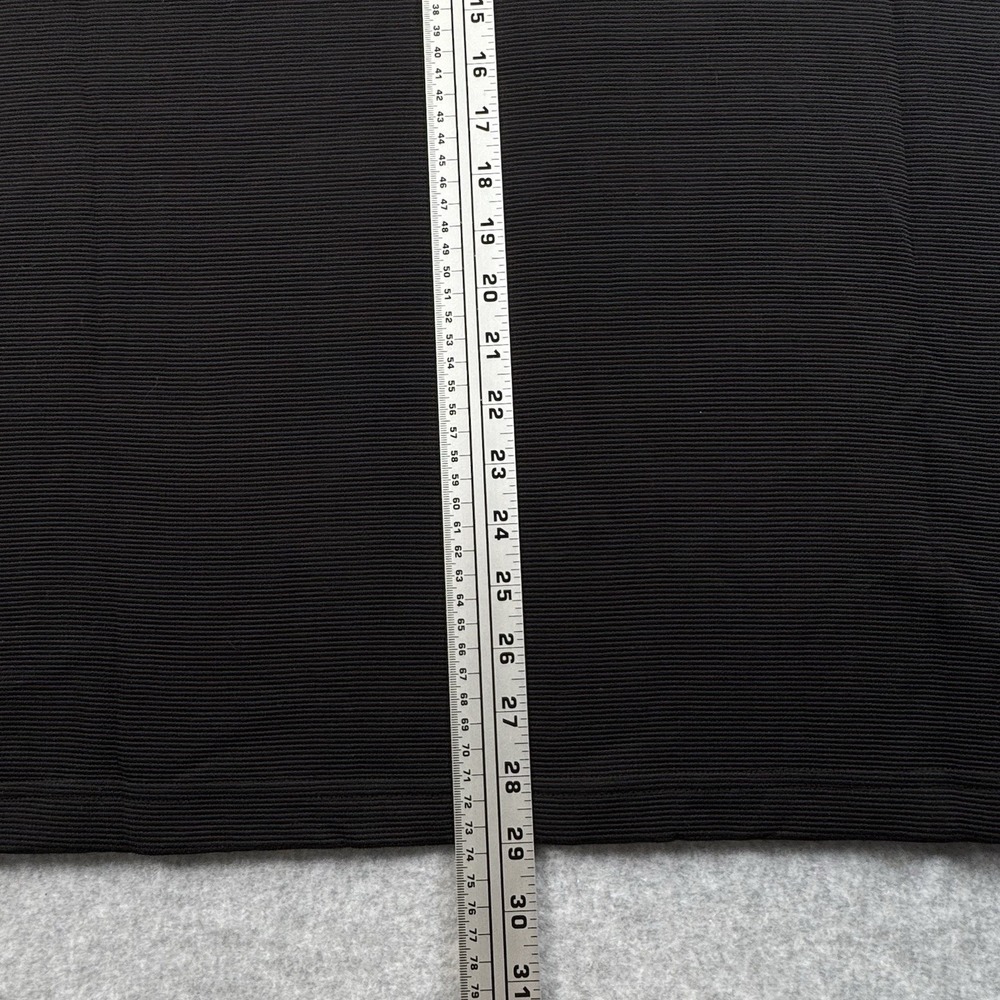 Anthology Silk /Cotton Black Ribbed Short Sleeve Pullover Men's XXL New - Picture 8 of 10